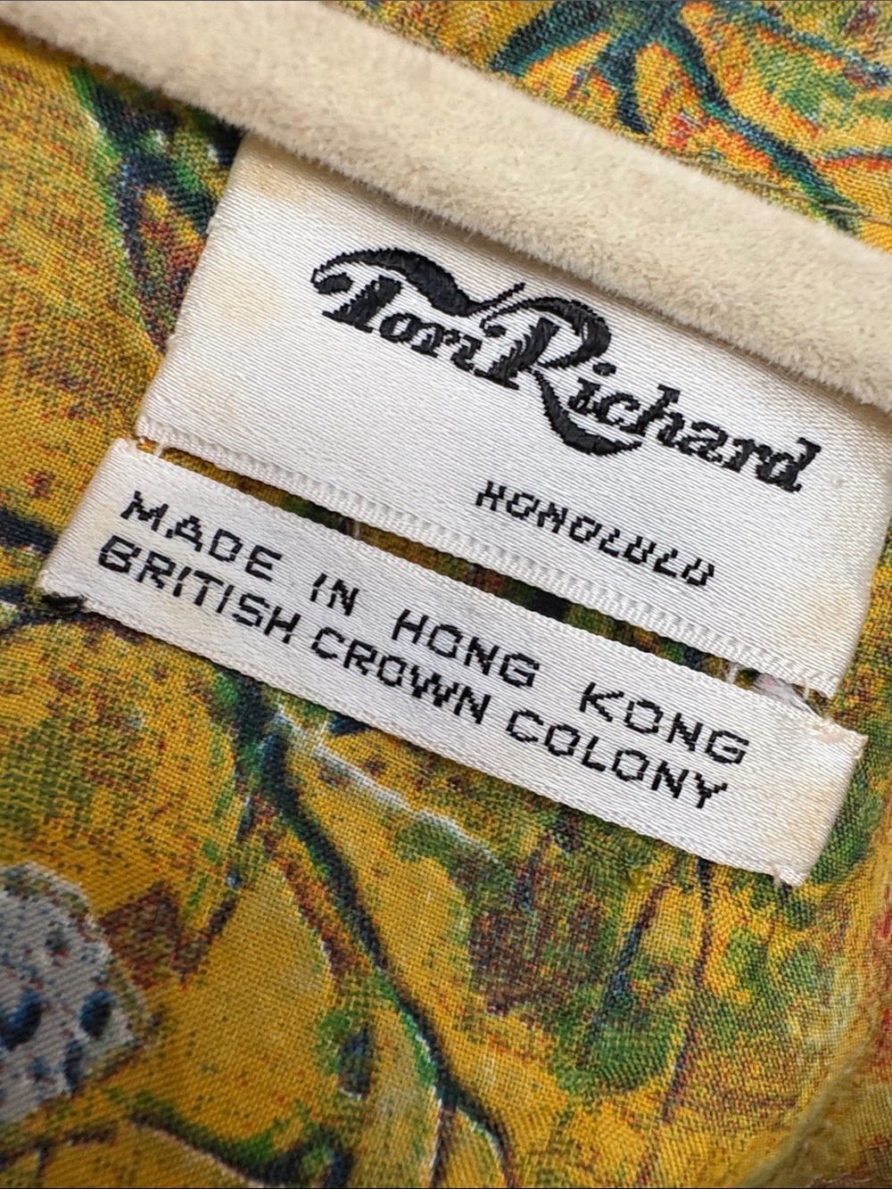 Tori Richard Shirt Dress with Belt made in Hong Kong Excellent Cond worn once - Picture 5 of 6